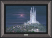 Cinderella Art Cinderella Art Glass Castle (Framed)